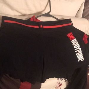 Bodypump shorts size s